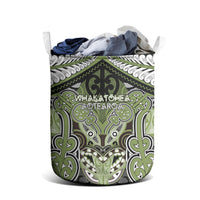 Aotearoa Iwi Whakatohea Laundry Basket Maori Kowhaiwhai Pattern