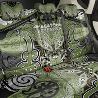 Aotearoa Iwi Whakatohea Back Car Seat Cover Maori Kowhaiwhai Pattern