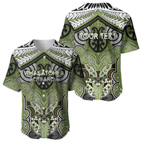 Aotearoa Iwi Whakatohea Personalised Baseball Jersey Maori Kowhaiwhai Pattern
