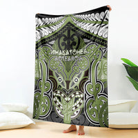 Aotearoa Iwi Whakatohea Blanket Maori Kowhaiwhai Pattern