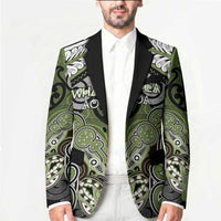 Aotearoa Iwi Whakatohea Personalised Blazer Maori Kowhaiwhai Pattern