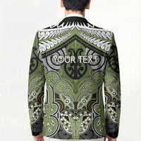 Aotearoa Iwi Whakatohea Personalised Blazer Maori Kowhaiwhai Pattern