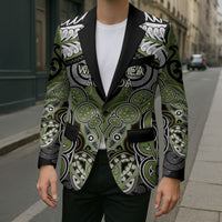 Aotearoa Iwi Whakatohea Personalised Blazer Maori Kowhaiwhai Pattern