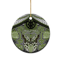 Aotearoa Iwi Whakatohea Personalised Ceramic Ornament Maori Kowhaiwhai Pattern