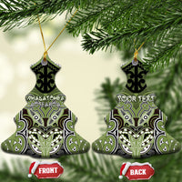 Aotearoa Iwi Whakatohea Personalised Ceramic Ornament Maori Kowhaiwhai Pattern
