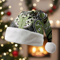 Aotearoa Iwi Whakatohea Personalised Christmas Santa Hat Maori Kowhaiwhai Pattern