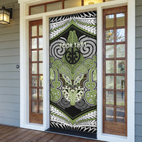 Aotearoa Iwi Whakatohea Personalised Door Cover Maori Kowhaiwhai Pattern