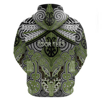 Aotearoa Iwi Whakatohea Personalised Hoodie Maori Kowhaiwhai Pattern