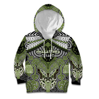 Aotearoa Iwi Whakatohea Personalised Kid Hoodie Maori Kowhaiwhai Pattern