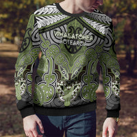 Aotearoa Iwi Whakatohea Personalised Ugly Christmas Sweater Maori Kowhaiwhai Pattern