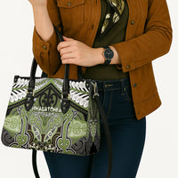 Aotearoa Iwi Whakatohea Leather Bag Maori Kowhaiwhai Pattern