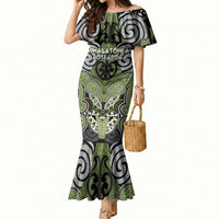 Aotearoa Iwi Whakatohea Personalised Mermaid Dress Maori Kowhaiwhai Pattern