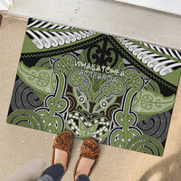 Aotearoa Iwi Whakatohea Rubber Doormat Maori Kowhaiwhai Pattern