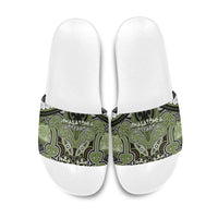 Aotearoa Iwi Whakatohea Slide Sandals Maori Kowhaiwhai Pattern