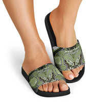 Aotearoa Iwi Whakatohea Slide Sandals Maori Kowhaiwhai Pattern