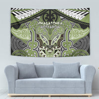 Aotearoa Iwi Whakatohea Tapestry Maori Kowhaiwhai Pattern