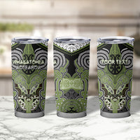 Aotearoa Iwi Whakatohea Personalised Tumbler Cup Maori Kowhaiwhai Pattern