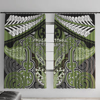 Aotearoa Iwi Whakatohea Window Curtain Maori Kowhaiwhai Pattern