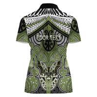 Aotearoa Iwi Whakatohea Personalised Women Polo Shirt Maori Kowhaiwhai Pattern