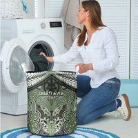 Aotearoa Iwi Ngati Awa Laundry Basket Maori Kowhaiwhai Pattern
