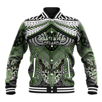 Aotearoa Iwi Ngati Awa Personalised Baseball Jacket Maori Kowhaiwhai Pattern