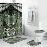 Aotearoa Iwi Ngati Awa Bathroom Set Maori Kowhaiwhai Pattern