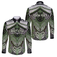 Aotearoa Iwi Ngati Awa Personalised Family Matching Off The Shoulder Long Sleeve Dress and Hawaiian Shirt Maori Kowhaiwhai Pattern