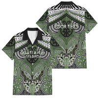 Aotearoa Iwi Ngati Awa Personalised Family Matching Summer Maxi Dress and Hawaiian Shirt Maori Kowhaiwhai Pattern