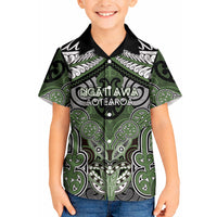 Aotearoa Iwi Ngati Awa Personalised Kid Hawaiian Shirt Maori Kowhaiwhai Pattern