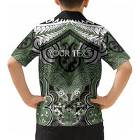 Aotearoa Iwi Ngati Awa Personalised Kid Hawaiian Shirt Maori Kowhaiwhai Pattern