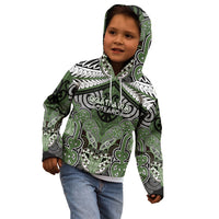 Aotearoa Iwi Ngati Awa Personalised Kid Hoodie Maori Kowhaiwhai Pattern