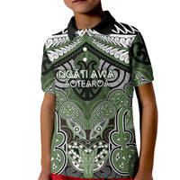 Aotearoa Iwi Ngati Awa Personalised Kid Polo Shirt Maori Kowhaiwhai Pattern