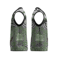 Aotearoa Iwi Ngati Awa Personalised Christmas Knitted V-Neck Vest Maori Kowhaiwhai Pattern