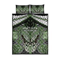 Aotearoa Iwi Ngati Awa Quilt Bed Set Maori Kowhaiwhai Pattern