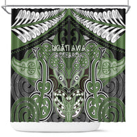 Aotearoa Iwi Ngati Awa Shower Curtain Maori Kowhaiwhai Pattern