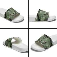 Aotearoa Iwi Ngati Awa Slide Sandals Maori Kowhaiwhai Pattern