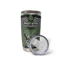 Aotearoa Iwi Ngati Awa Personalised Tumbler Cup Maori Kowhaiwhai Pattern