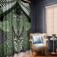 Aotearoa Iwi Ngati Awa Window Curtain Maori Kowhaiwhai Pattern