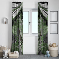Aotearoa Iwi Ngati Awa Window Curtain Maori Kowhaiwhai Pattern