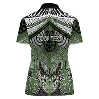 Aotearoa Iwi Ngati Awa Personalised Women Polo Shirt Maori Kowhaiwhai Pattern