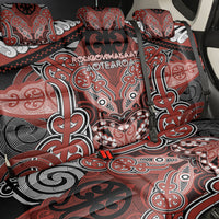 Aotearoa Iwi Rongowhakaata Back Car Seat Cover Maori Kowhaiwhai Pattern