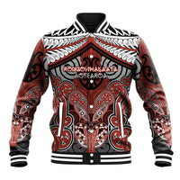 Aotearoa Iwi Rongowhakaata Personalised Baseball Jacket Maori Kowhaiwhai Pattern