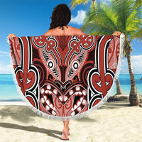 Aotearoa Iwi Rongowhakaata Beach Blanket Maori Kowhaiwhai Pattern