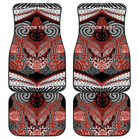 Aotearoa Iwi Rongowhakaata Personalised Car Mats Maori Kowhaiwhai Pattern