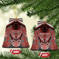 Aotearoa Iwi Rongowhakaata Personalised Ceramic Ornament Maori Kowhaiwhai Pattern