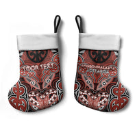 Aotearoa Iwi Rongowhakaata Personalised Christmas Stocking Maori Kowhaiwhai Pattern