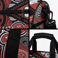 Aotearoa Iwi Rongowhakaata Duffle Bag Maori Kowhaiwhai Pattern