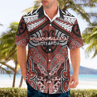 Aotearoa Iwi Rongowhakaata Personalised Hawaiian Shirt Maori Kowhaiwhai Pattern