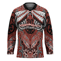 Aotearoa Iwi Rongowhakaata Personalised Hockey Jersey Maori Kowhaiwhai Pattern