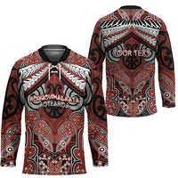 Aotearoa Iwi Rongowhakaata Personalised Hockey Jersey Maori Kowhaiwhai Pattern